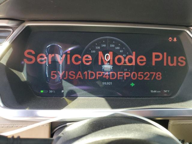 5YJSA1DP4DFP05278 - 2013 TESLA MODEL S BLUE photo 9