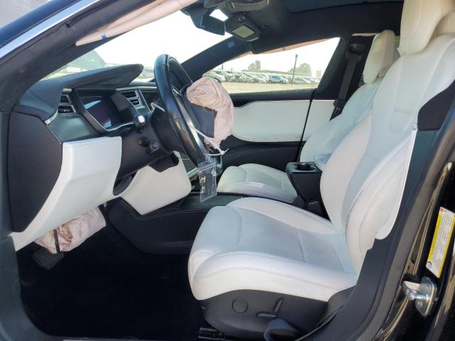 5YJSA1E2XHF198749 - 2017 TESLA MODEL S BLACK photo 7