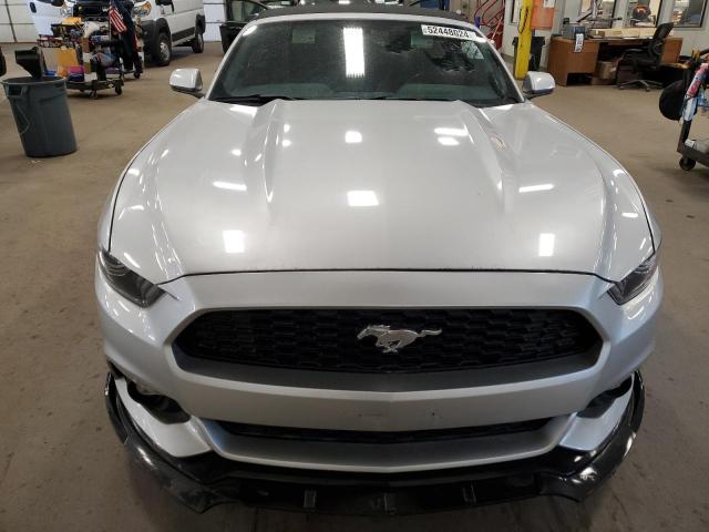 1FATP8UH6G5299407 - 2016 FORD MUSTANG SILVER photo 5