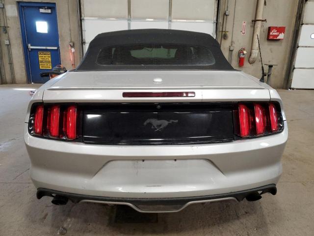 1FATP8UH6G5299407 - 2016 FORD MUSTANG SILVER photo 6