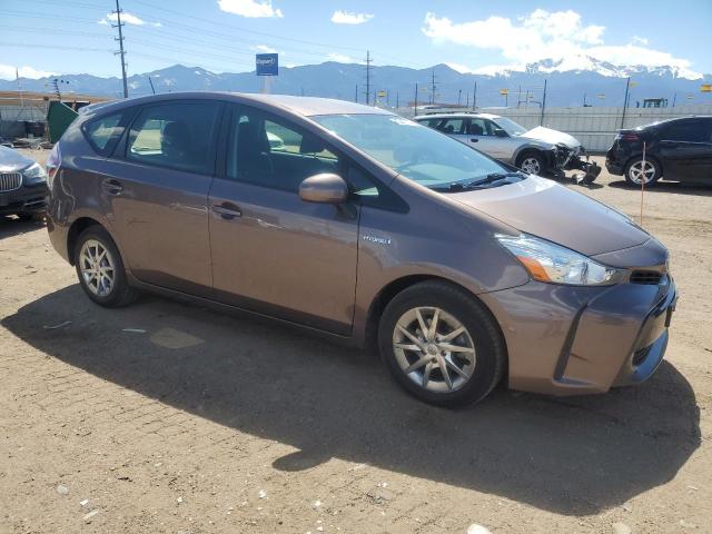 JTDZN3EU8FJ038195 - 2015 TOYOTA PRIUS V BROWN photo 4