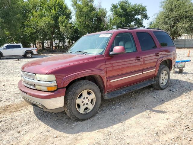 1GNEC13T45R119589 - 2005 CHEVROLET TAHOE C1500 RED photo 1