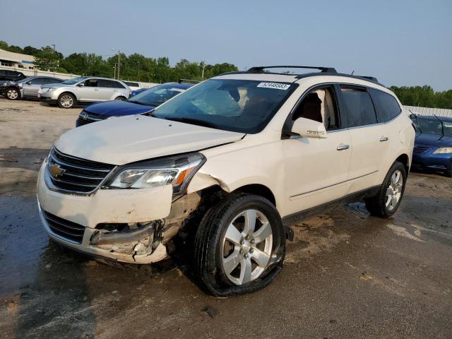 1GNKVJKDXFJ177956 - 2015 CHEVROLET TRAVERSE LTZ WHITE photo 1