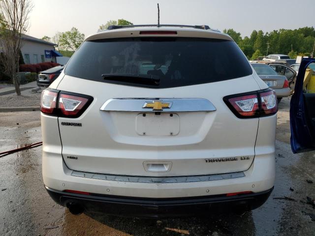 1GNKVJKDXFJ177956 - 2015 CHEVROLET TRAVERSE LTZ WHITE photo 6