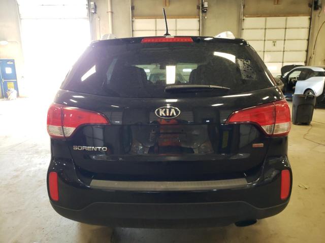 5XYKTCA61EG514493 - 2014 KIA SORENTO LX BLACK photo 6