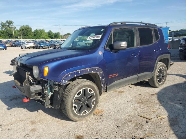 ZACCJBCT8GPC88012 - 2016 JEEP RENEGADE TRAILHAWK BLUE photo 1