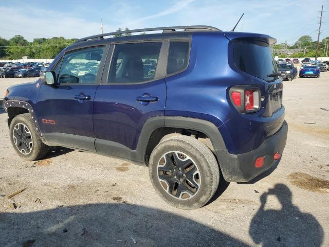 ZACCJBCT8GPC88012 - 2016 JEEP RENEGADE TRAILHAWK BLUE photo 2