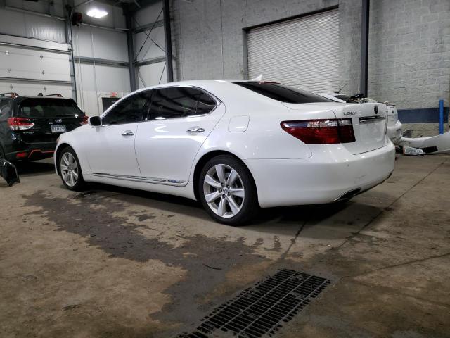 JTHDU46FX85001968 - 2008 LEXUS LS 600HL WHITE photo 2