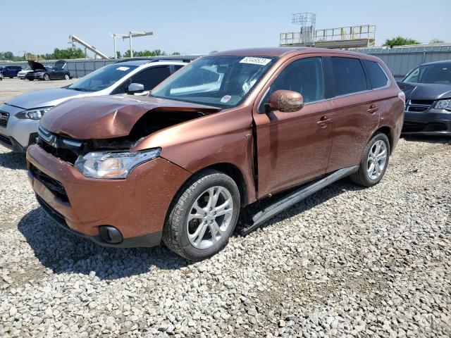 JA4JZ4AX3EZ010712 - 2014 MITSUBISHI OUTLANDER GT ORANGE photo 1