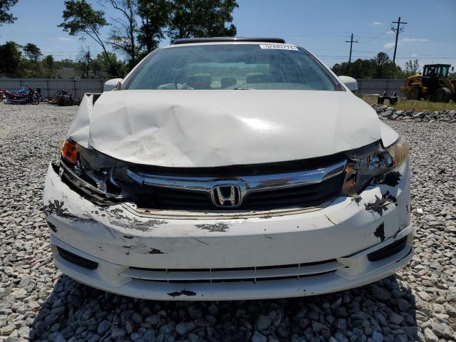 2HGFB2F84CH525450 - 2012 HONDA CIVIC EX WHITE photo 5