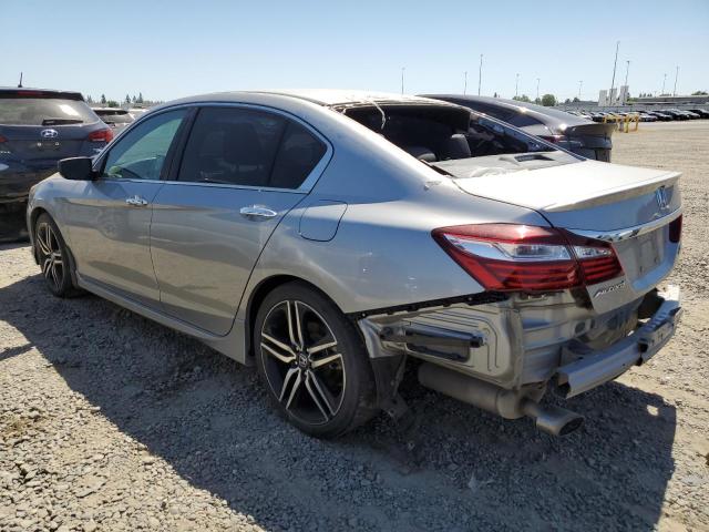 1HGCR2F18HA186280 - 2017 HONDA ACCORD SPORT SPECIAL EDITION SILVER photo 2