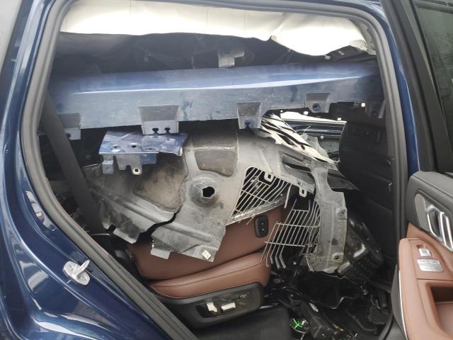 5UXCX6C01M9G77598 - 2021 BMW X7 M50I BLUE photo 11