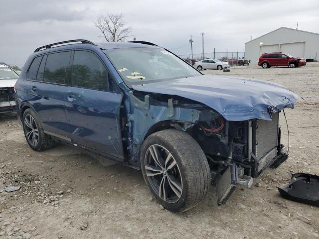 5UXCX6C01M9G77598 - 2021 BMW X7 M50I BLUE photo 4