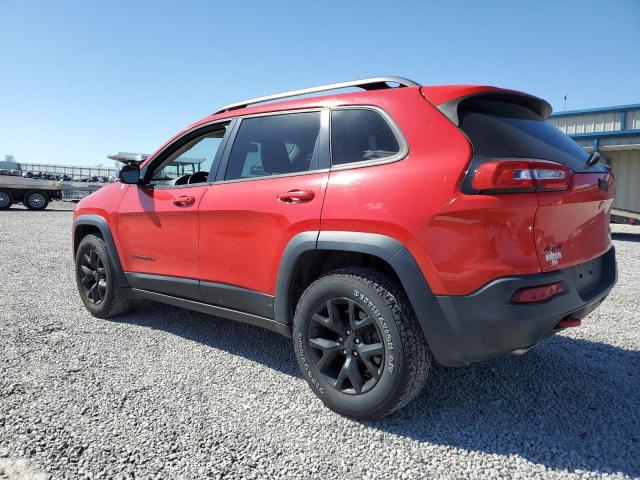 1C4PJMBS4HW621350 - 2017 JEEP CHEROKEE TRAILHAWK RED photo 2