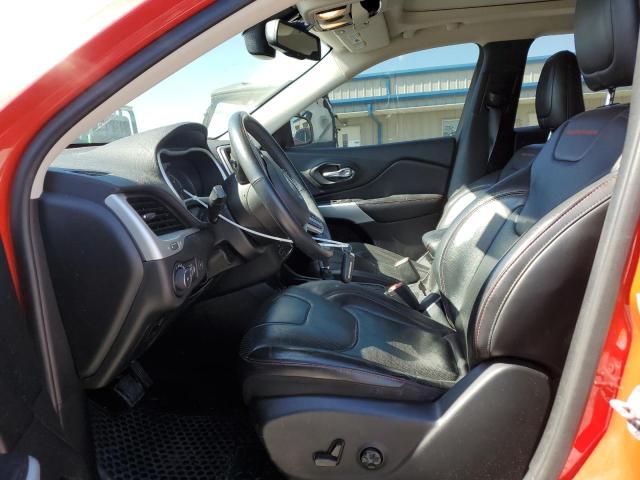 1C4PJMBS4HW621350 - 2017 JEEP CHEROKEE TRAILHAWK RED photo 7