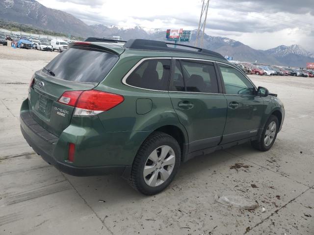 4S4BRBGC9A3342617 - 2010 SUBARU OUTBACK 2.5I PREMIUM GREEN photo 3