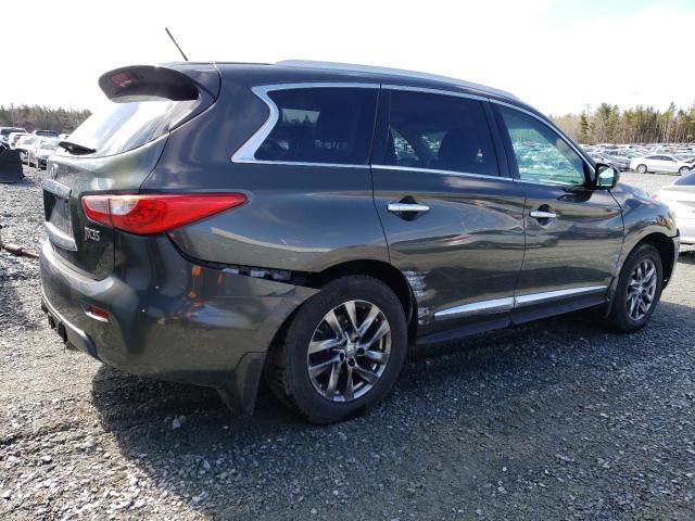 5N1AL0MM3DC304593 - 2013 INFINITI JX35 GRAY photo 3