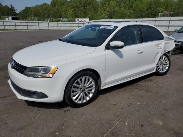 3VWL07AJ6EM408937 - 2014 VOLKSWAGEN JETTA SEL WHITE photo 1