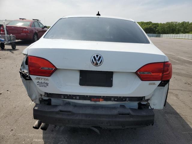 3VWL07AJ6EM408937 - 2014 VOLKSWAGEN JETTA SEL WHITE photo 6