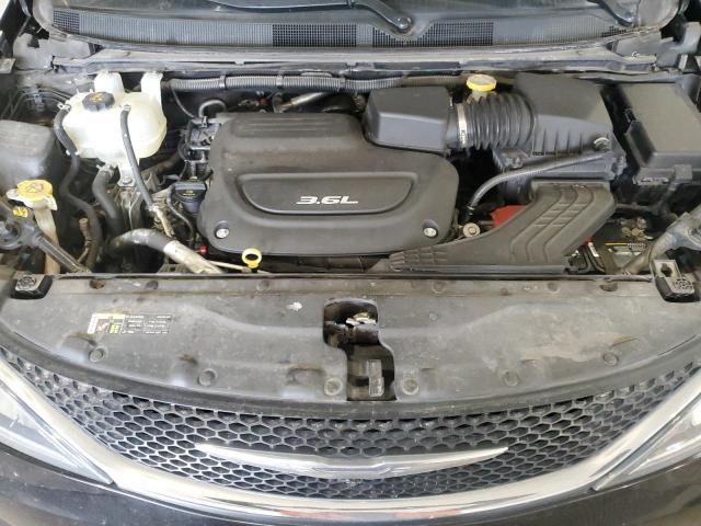 2C4RC1EG8HR633339 - 2017 CHRYSLER PACIFICA TOURING L PLUS BLACK photo 12