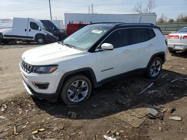 3C4NJDCB0LT222228 - 2020 JEEP COMPASS LIMITED WHITE photo 1