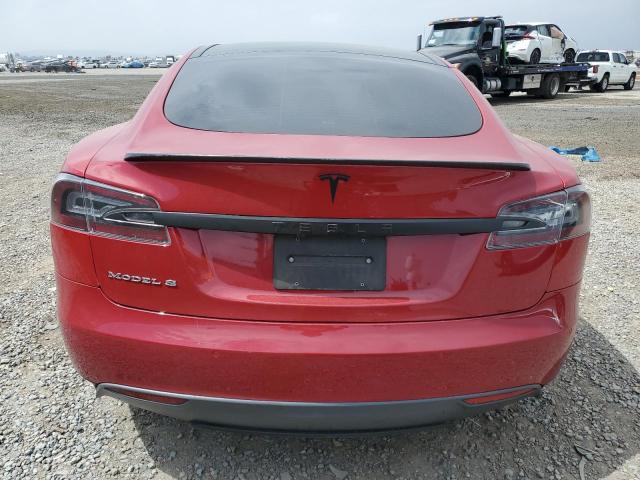 5YJSA1E42GF127593 - 2016 TESLA MODEL S RED photo 6