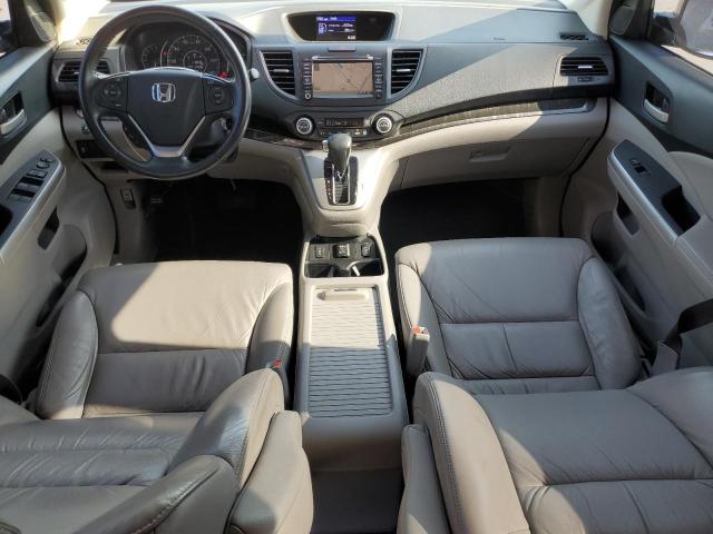 2HKRM4H74DH650589 - 2013 HONDA CR-V EXL GRAY photo 8