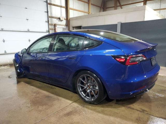 5YJ3E1EAXPF451499 - 2023 TESLA MODEL 3 BLUE photo 2