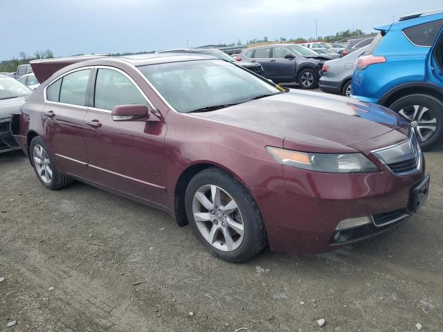 19UUA8F54DA002495 - 2013 ACURA TL TECH BURGUNDY photo 4