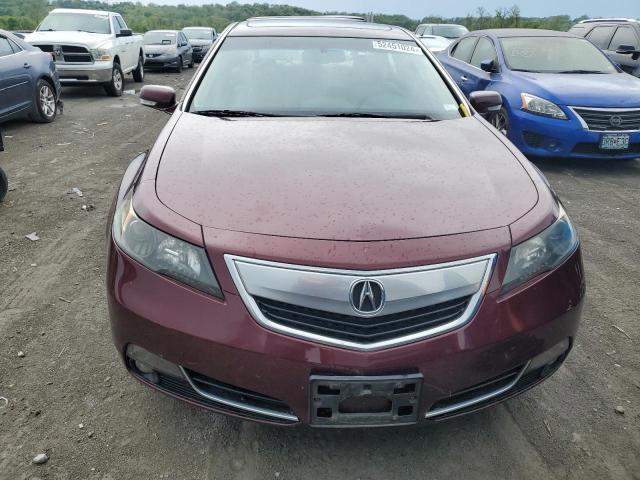 19UUA8F54DA002495 - 2013 ACURA TL TECH BURGUNDY photo 5