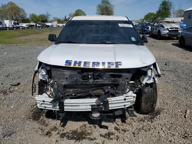 1FM5K8AR8KGA32177 - 2019 FORD EXPLORER POLICE INTERCEPTOR Ақ фото 5