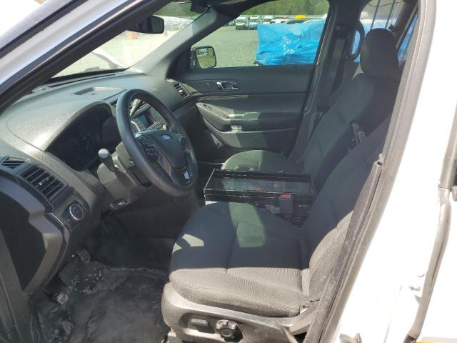 1FM5K8AR8KGA32177 - 2019 FORD EXPLORER POLICE INTERCEPTOR Ақ фото 7
