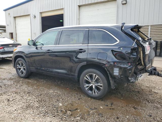 5TDKKRFH9GS157537 - 2016 TOYOTA HIGHLANDER XLE BLACK photo 2