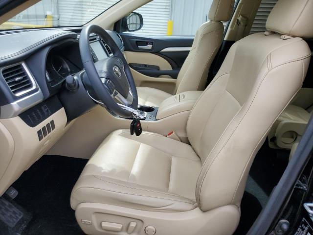 5TDKKRFH9GS157537 - 2016 TOYOTA HIGHLANDER XLE BLACK photo 7