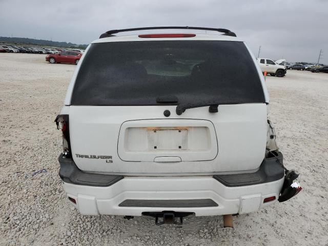 1GNDT13S482143407 - 2008 CHEVROLET TRAILBLAZE LS WHITE photo 6