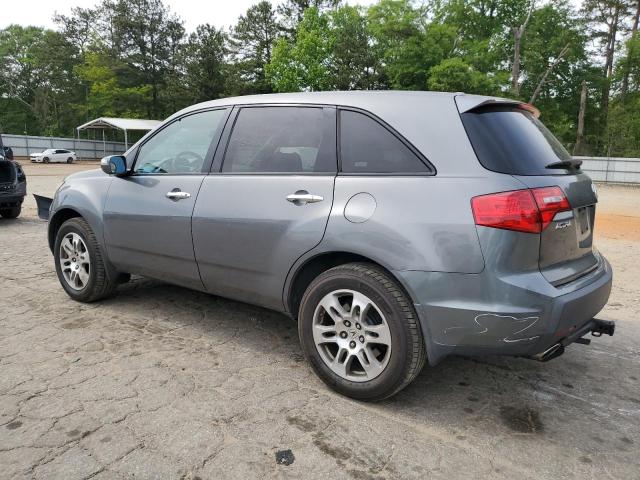 2HNYD283X8H524985 - 2008 ACURA MDX TECHNOLOGY CHARCOAL photo 2