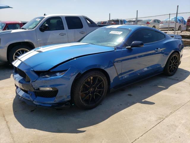 1FA6P8JZ1K5550451 - 2019 FORD MUSTANG SHELBY GT350 BLUE photo 1