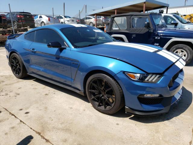 1FA6P8JZ1K5550451 - 2019 FORD MUSTANG SHELBY GT350 BLUE photo 4