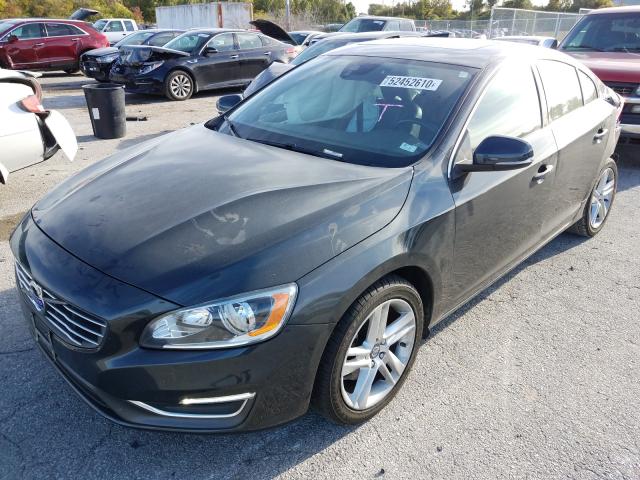 YV126MFK2F1348645 - 2015 VOLVO S60 PREMIER GRAY photo 2