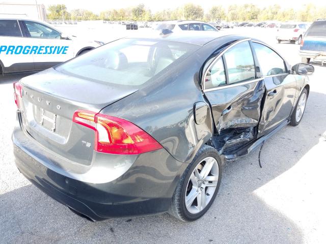 YV126MFK2F1348645 - 2015 VOLVO S60 PREMIER GRAY photo 4