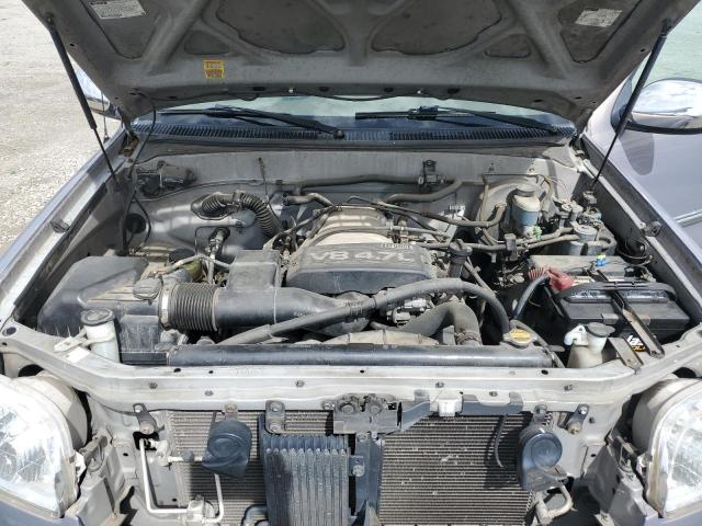 5TBRT34141S157752 - 2001 TOYOTA TUNDRA ACCESS CAB ვერცხლისფერი ფოტო 11