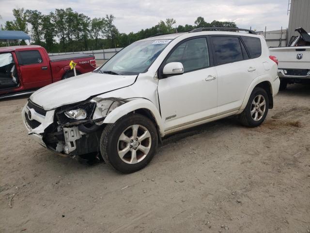 JTMYF4DV5A5020747 - 2010 TOYOTA RAV4 LIMITED WHITE photo 1