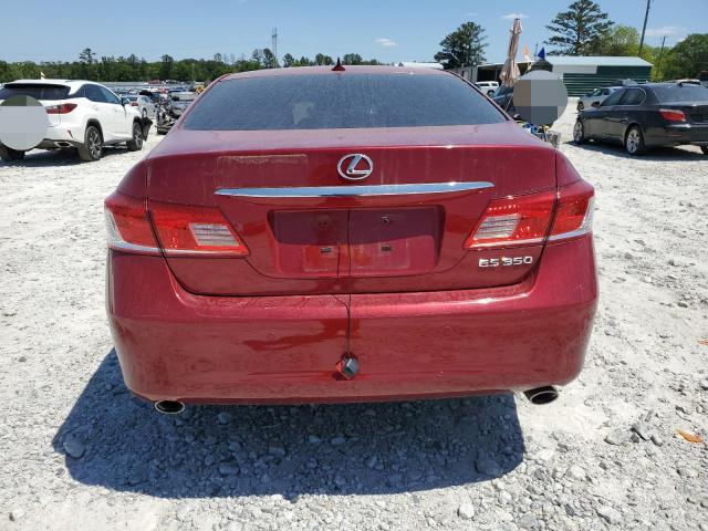 JTHBK1EG3B2424325 - 2011 LEXUS ES 350 RED photo 6