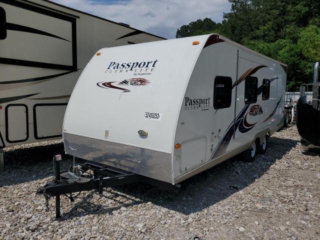 4YDT24524BX412289 - 2011 KEYSTONE PASSPORT WHITE photo 2