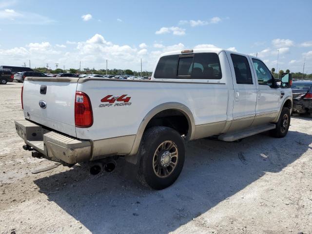 1FTWW31R08EB49174 - 2008 FORD F350 SRW SUPER DUTY WHITE photo 3