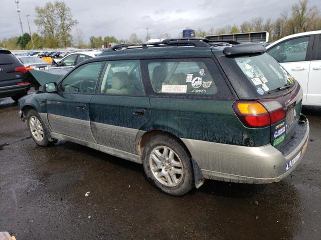 4S3BH675337621704 - 2003 SUBARU LEGACY OUTBACK AWP 绿色 照片 2