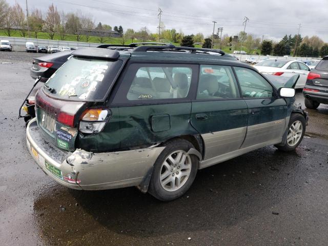 4S3BH675337621704 - 2003 SUBARU LEGACY OUTBACK AWP 绿色 照片 3