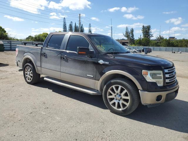 1FTFW1CTXDKF46240 - 2013 FORD F150 SUPERCREW BLACK photo 4