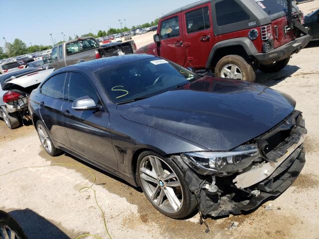 WBA4J3C5XJBG96167 - 2018 BMW 430XI GRAN COUPE GRAY photo 4