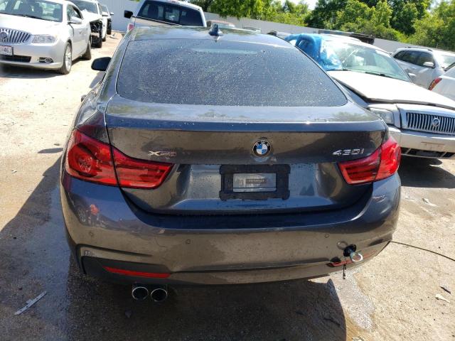 WBA4J3C5XJBG96167 - 2018 BMW 430XI GRAN COUPE GRAY photo 6